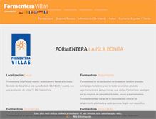 Tablet Screenshot of formenteravillas.com